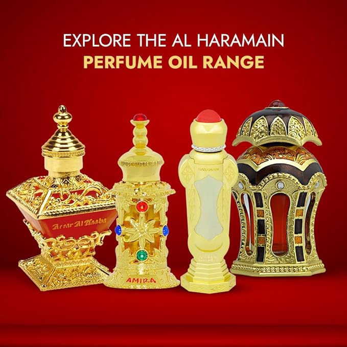 Al Haramain Tanasuk 0.4 oz Concentrated Perfume Oil for Unisex - Amber Vanilla Attar Oil - Arabian Perfume for Women and Men - Long Lasting Fragrance - Arabic Perfume