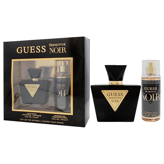 Guess Seductive Noir for Women - 2 Pc Gift Set 2.5oz EDT Spray, 4.2oz Fragrance Mist