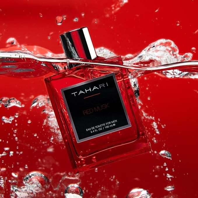 TAHARI Red Musk Eau de Toilette For Men 3.4 oz. / 100 mL