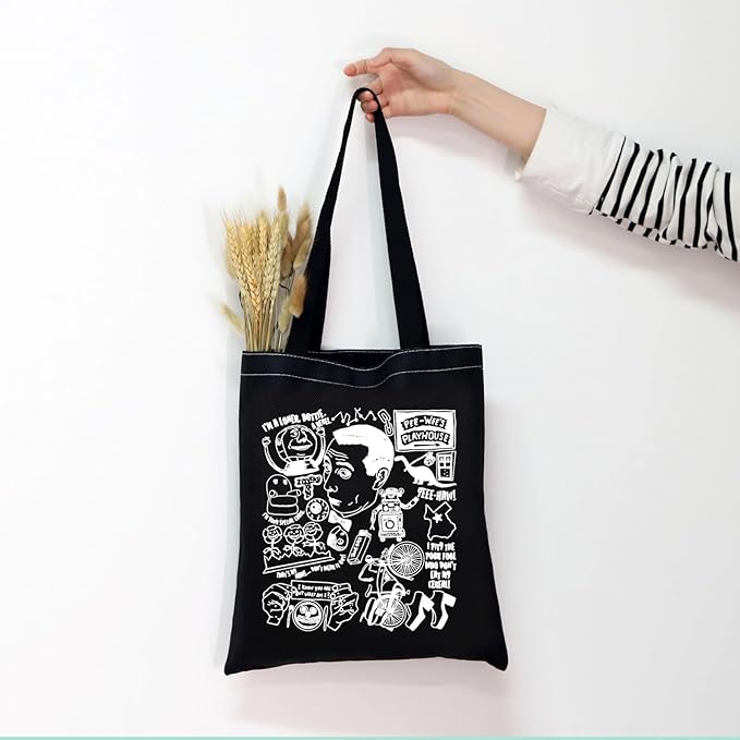 MNIGIU P-ee Herman Playhouse Tote Bag - P-ee Herman Fan Gift Merchandise