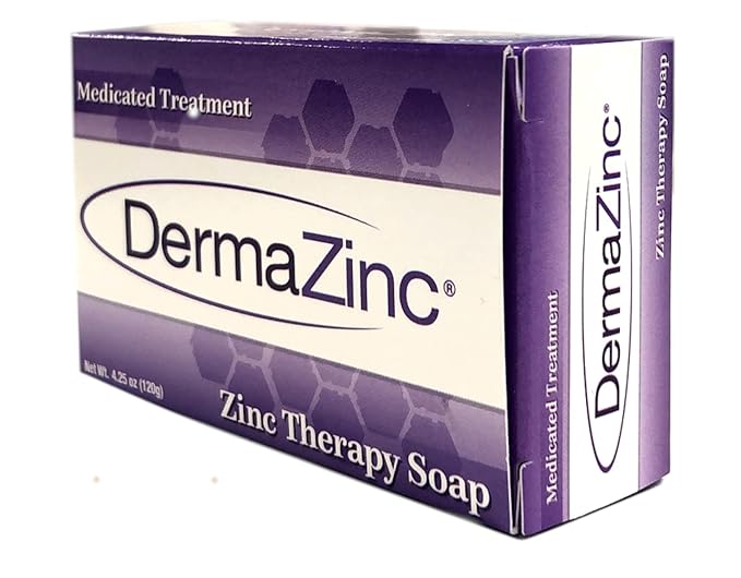 Dermalogix DermaZinc Zinc Therapy Soap Medicated Treatment - 5 Bars NEW LARGER SIZE