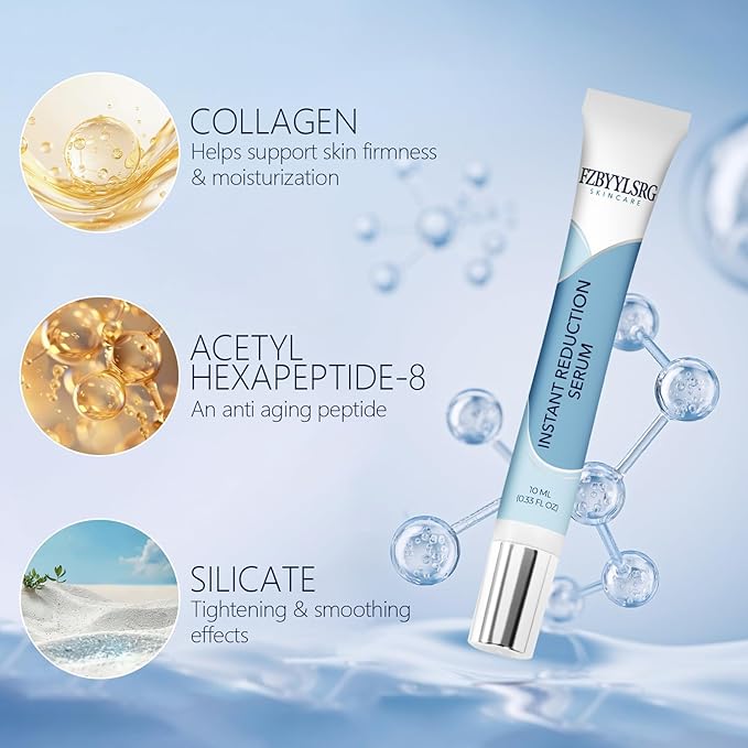 Rapid Reduction Eye Serum - Visibly Reduces Under-Eye Bags, Wrinkles, Dark Circles, Fine Lines & Crow's Feet Instantly, Anti Aging Wrinkle Remover for Face-10ML