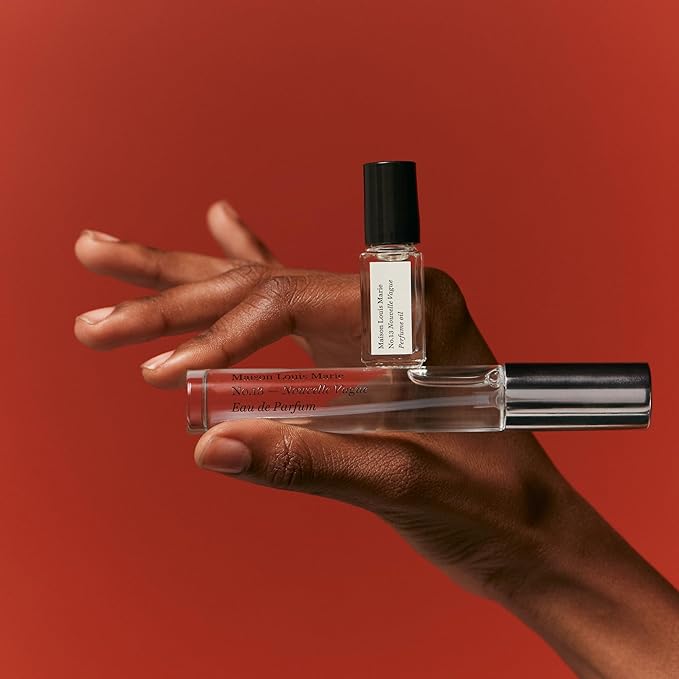 Maison Louis Marie - No.13 Nouvelle Vague 2-Piece Mini Travel Set | Luxury Clean Beauty + Non-Toxic Fragrance (3 mL roll-on oil; 10 mL spray)