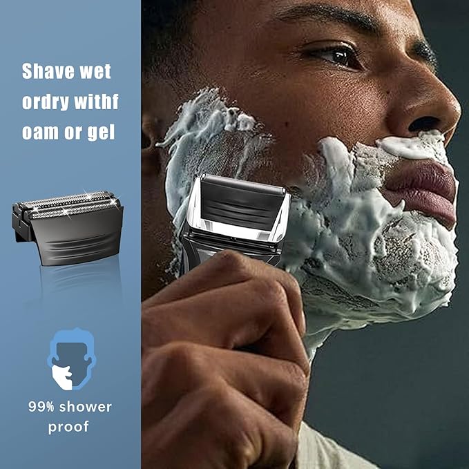 Shaver Replacment Heads,Shaver Replacment Foil Compatible with Remington TITANIUM-X Flex & Pivot Foil and Cutter F5800 & F7800 (2 Packs)