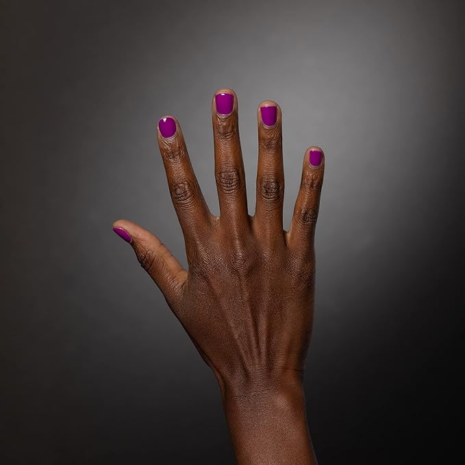 Dazzle Dry Mini Kit 4 Step System - Violet Velvet, A vibrant medium purple. Semi-sheer cream. (5 Piece Kit / 5 Manicures)
