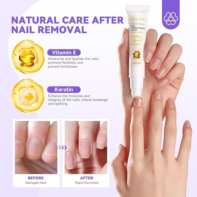 SAVILAND Acrylic Nail Kit: Nail Kit Set Professional Acrylic with Everything Arm Rest Primer Nail Drill Remover Strengthener Cream Full Tools for Beginners Salon Manicurist