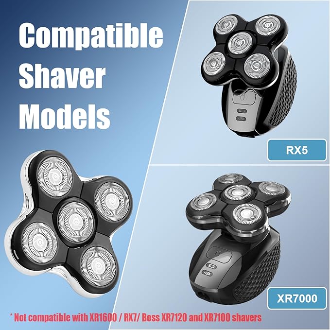Shaver Replacment Heads Compatible with Remington Balder Pro XR7000 Head Shaver (1 Pack)