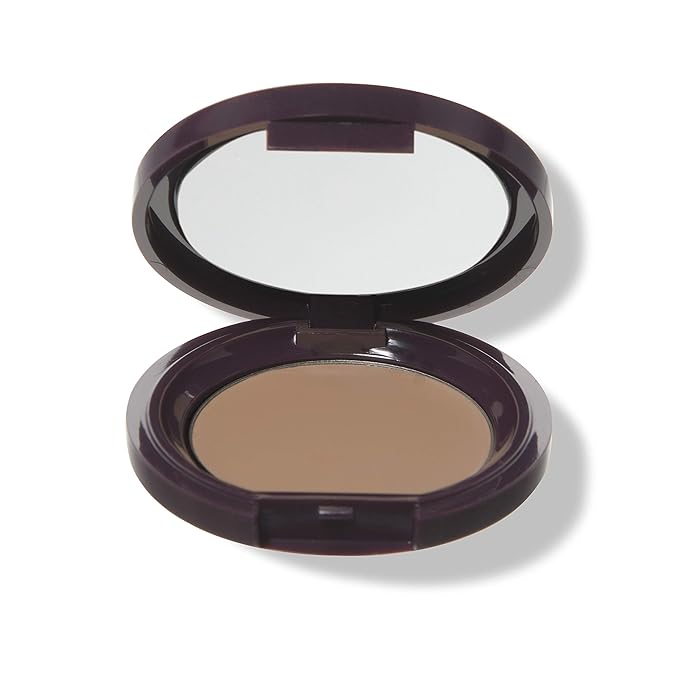 100% PURE Fruit Pigmented Long Last Compact Concealer, Toffee, Full Coverage Concealer, Diminish Dark Circles (Tan with Yellow Undertones) - 0.11oz