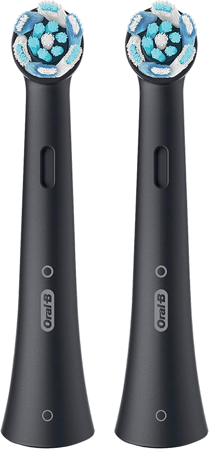 Oral-B iO Series Ultimate Clean Electric Toothbrush Replacement Brush Heads for an Oral-B Electric Toothbrush, 2 count, Black