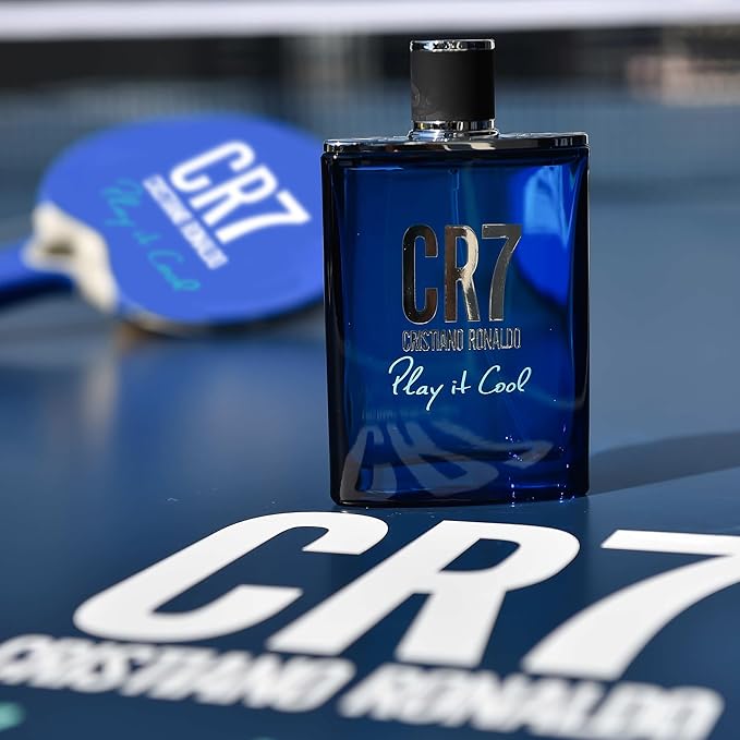 Cristiano Ronaldo - CR7 Play It Cool - Men's Eau de Toilette Spray - Fresh Spicy & Aromatic Fragrance With Notes of Bergamot, Cardamom & Amber - 1.7oz