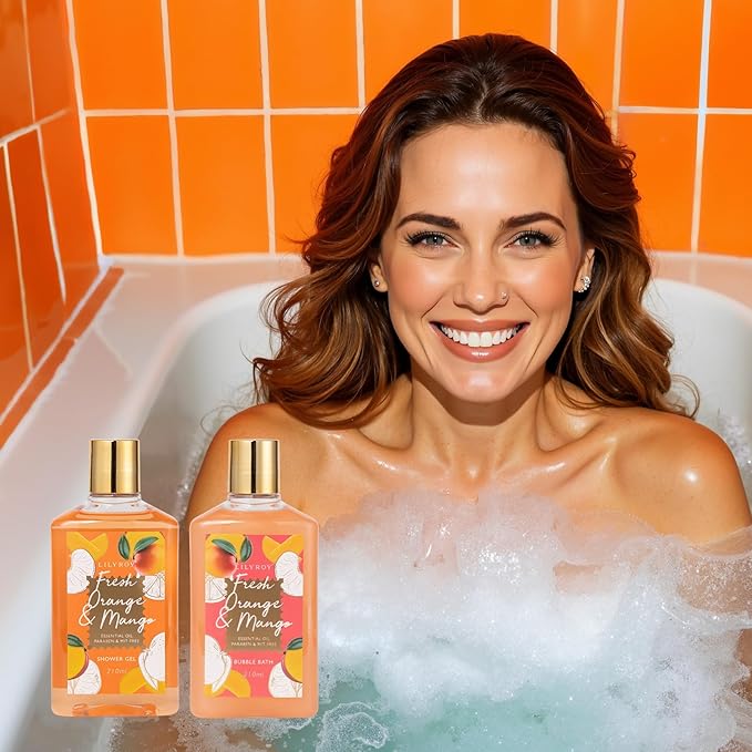 Mothers Day Gifts for Mom - Premium 21-Piece Tropical Bath & Body Basket Set for Women, Spa Gift Basket with Shower Gel, Bath Bomb | Christmas Valentine's Birthday Gift All Occasion Holiday Gift Idea