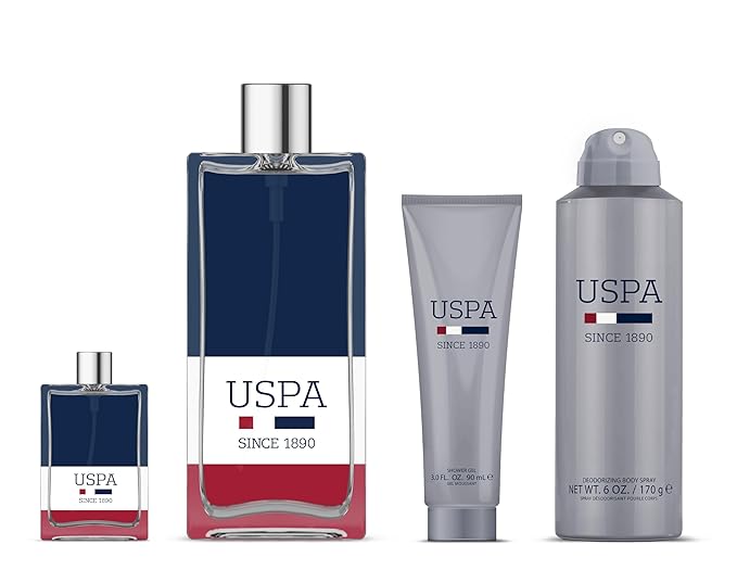 US Polo Association USPA for Men - 4-Piece Gift Set