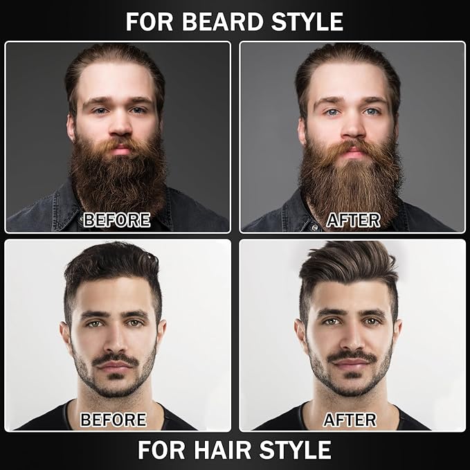 Beard Straightener for Men,Premium Heated Beard Brush w/Anti-Scald Feature,Beard Straightening Comb,Unique Fathers Day Birthday Valentines Gifts for Men Him Dad Boyfriend Christmas Stocking Stuffers