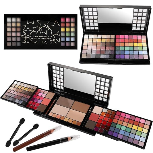 All in One Makeup Kit, Makeup Kit for Women Full Kit, Make Up Valentine's Gift Set for Teen Girls- Eyeshadow Palette,Lip Gloss,Concealer,Highlighter,Blush,Eyeliner,Brow Powder & Contour