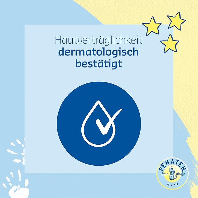 Penaten Bad & Shampoo, sanft reinigendes & pflegendes 2 in 1 Badezusatz Waschgel & Baby Shampoo (1 x 400 ml)