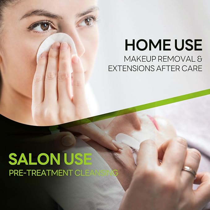 ARISON LASHES Lash Shampoo Eyelash Extension Cleanser, Lash Extension Shampoo, Professional Lash Shampoo for Lash Extensions Eyelid Foaming Cleanser for Salon and Home Use 500ML