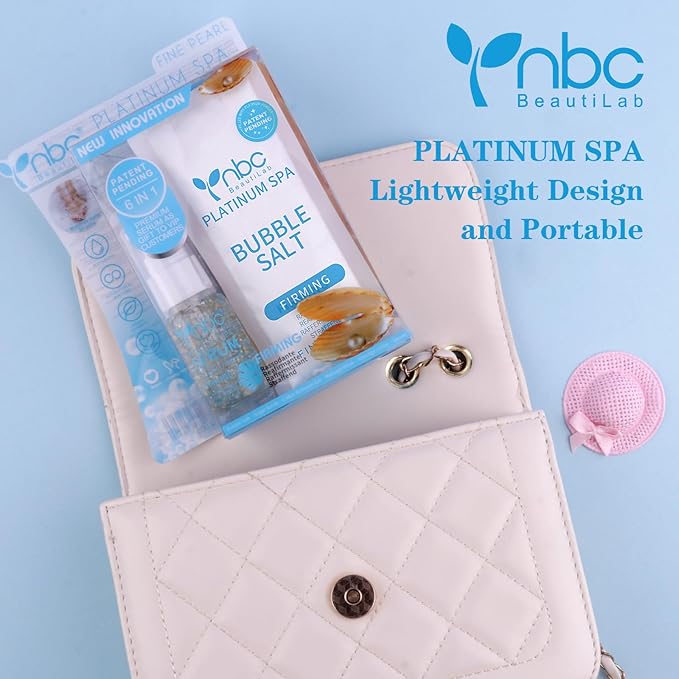 Pedicure Foot Soak Set - Upgraded 6 in 1 Foot Spa, Foot Bath Spa, Pedicure Kit, Foot Soak for Tired & Dry Cracked Feet, Athletes Feet, Bad Odor, Softens Calluses (Pearl)