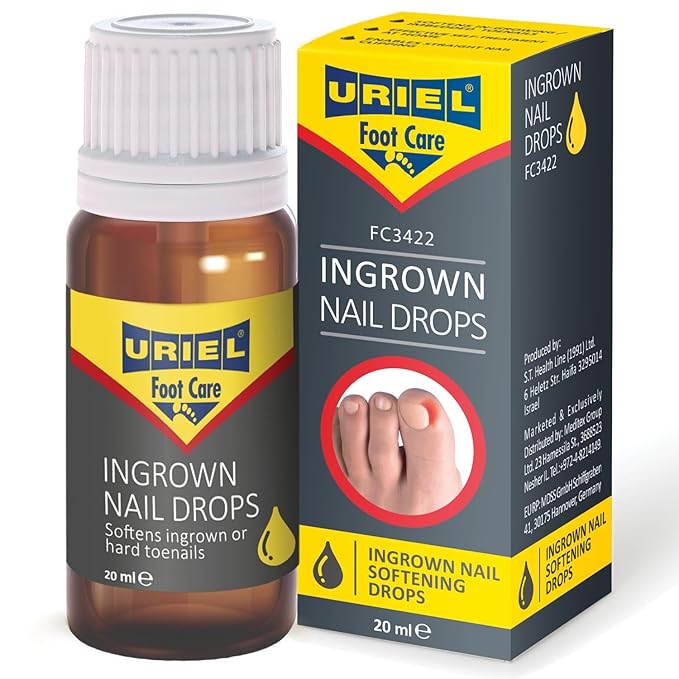 URIEL UPGRADED Ingrown Toenail Treatment, Ingrown Toenail Removal Kit, Ingrown Toenail Corrector, Ingrown Nail Kit Ingrown Toenail Tool 20ml