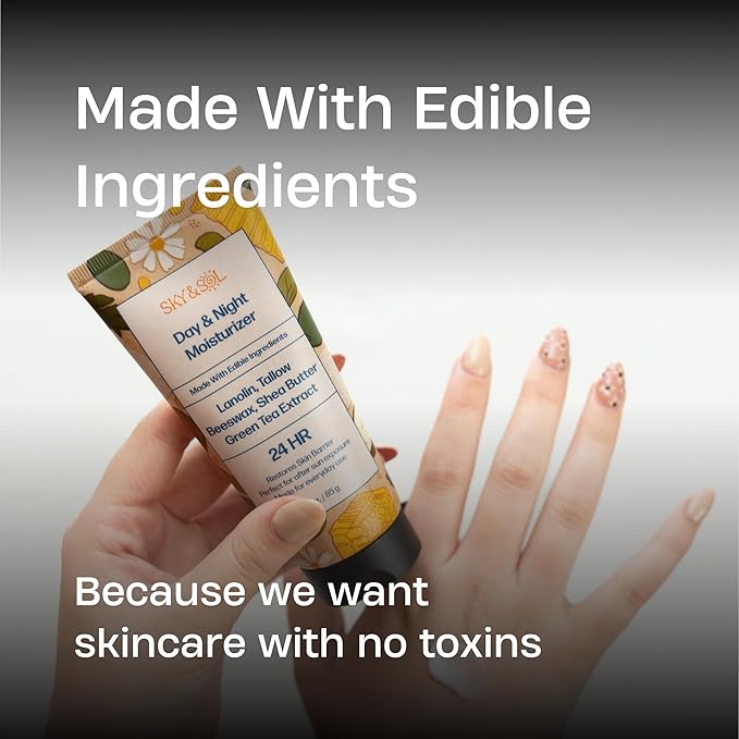 Everything Cream | 100% Grass Fed Beef Tallow Moisturizer for Face and Body | Day & Night Skincare | Safe Natural Edible-Grade Ingredients | After-Sun Care | All Skin Types | 3 oz