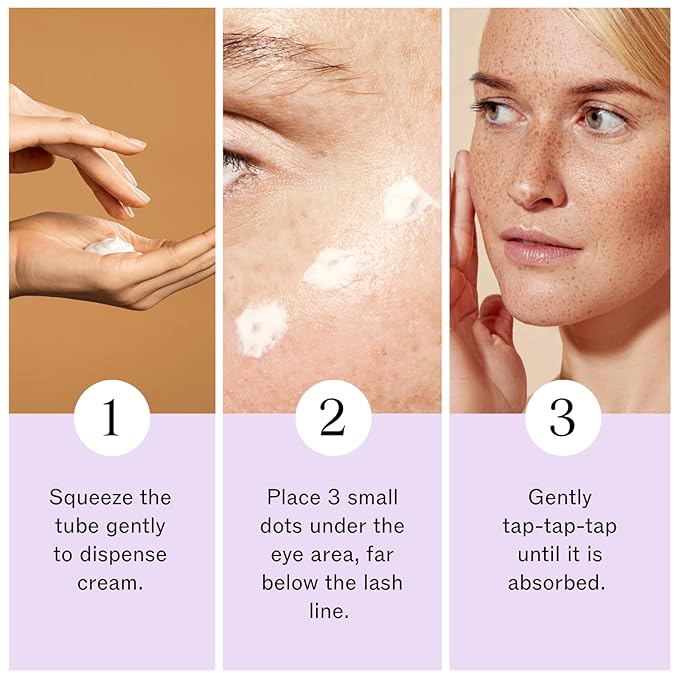 LilyAna Naturals Eye Cream for Dark Circles and Puffiness, Under Eye Cream for Wrinkles and Bags, Anti Aging helps Improve Dryness; for Sensitive Skin (1.7 Ounce, Pack of 2)