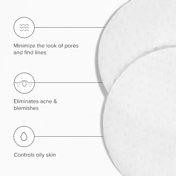 tingl Face & Body Exfoliator Pads – FSA/HSA Eligible Skin Care with Glycolic Acid, Lactic Acid & Salicylic Acid – Face Exfoliator & Toner Pads for Acne Treatment, Pore Minimizer & Blackhead Remover