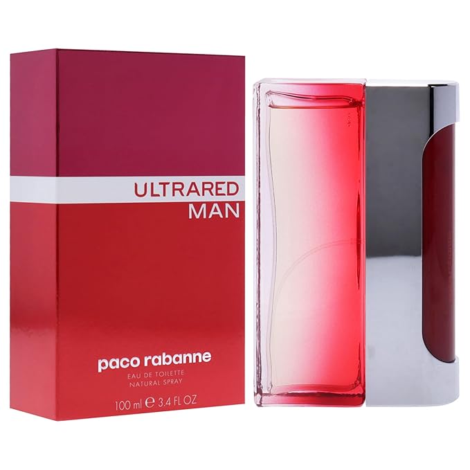Ultrared By Paco Rabanne For Men Edt Spray 3.4 Oz