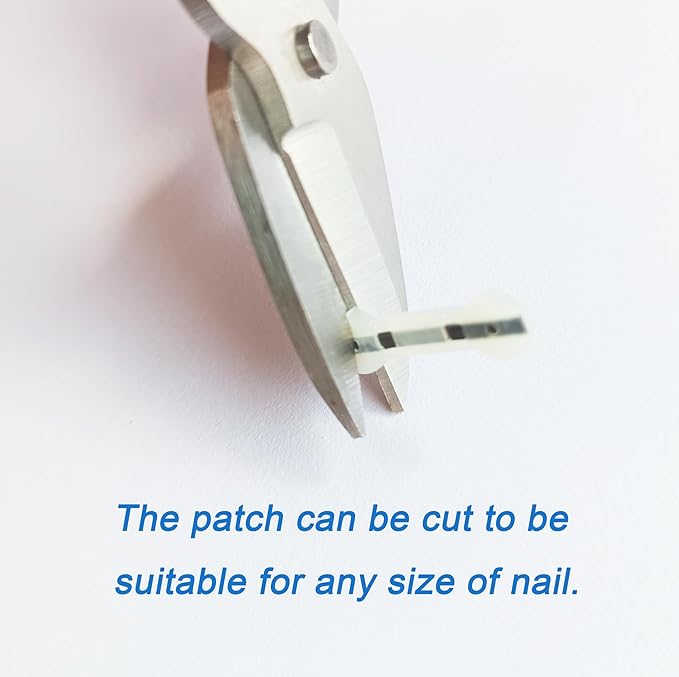 Titanium Alloy Silicone Ingrown Toenail Treatment, correction patch, Ingrown Toenail Corrector, Nail correction tool,Ingrown Toenail Removal Kit,Cuttable Applicable for any nail size,Reusable