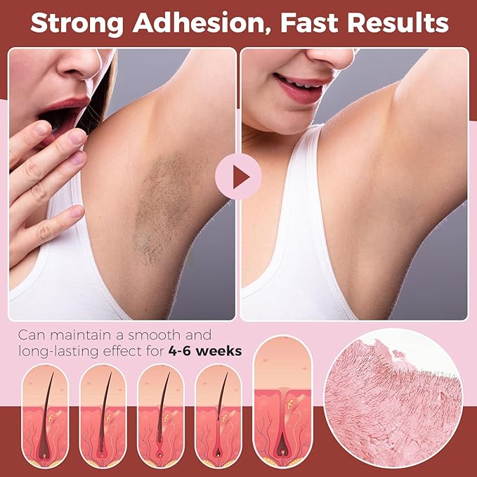 Wax Beads, Hard Wax Beads Hair Removal - 2.5 lbs Wax Beads for Sensitive Skin - Hard Wax Recommended for Full Body Bikini Brazilian Waxing (Chamomile)