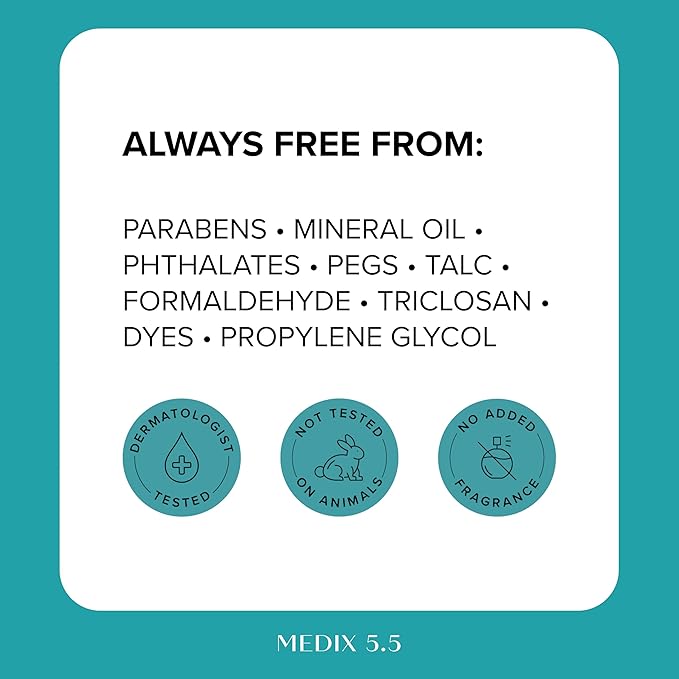 Medix 5.5 10% Glycolic Acid + Lactic Acid Leave-On Exfoliating Skin Care Body Gel, AHA Exfoliant Body & Face Serum Refines + Softens Dry Dead Skin, Uneven Skin Tone, KP Bumps, & Wrinkles, 1.7 Fl Oz