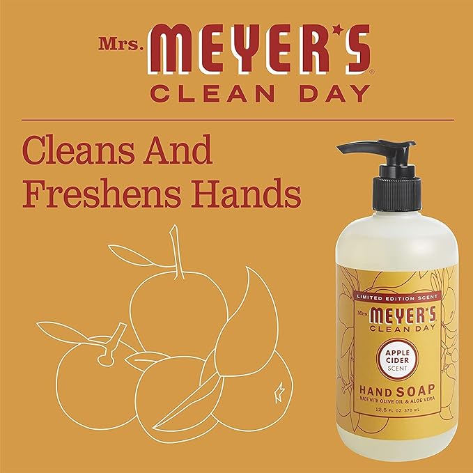 MRS. MEYER'S CLEAN DAY New Spring Scent Variety Pack (Apple Cider + Acorn Spice + Mum)