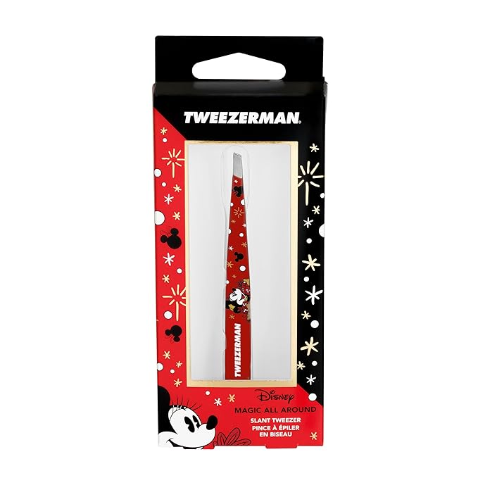 Tweezerman Magic All Around Slant Tweezer - Eyebrow Tweezers for Women and Men
