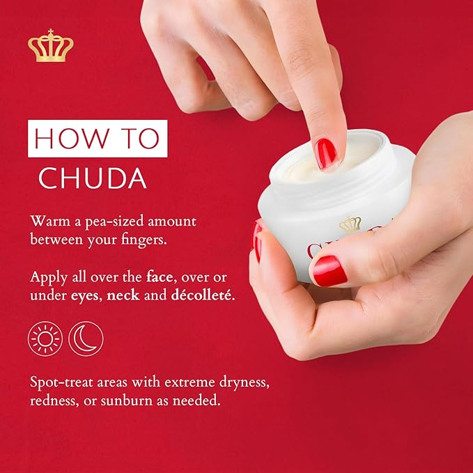 CHUDA Healing Hydrating Cream Skin Care Moisturizer Anti Aging Face Cream - 50ml Made in USA, Daily Face Moisturizer Cream with Remedea Compound, Facial Moisturizers for Dry Skin, Damage and Wrinkles