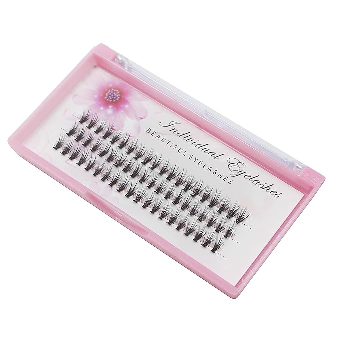 Bodermincer 20D 0.07mm Thickness 8-22mm To Choose Grafting False Eyelashes False Eyelashes Individual Natural Long Mink Fake Eyelashes Extension Handmade Bulk Wholesale (8mm)
