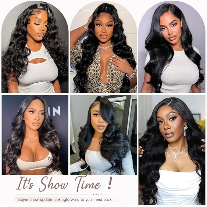 22 Inch 13x6 HD Lace Front Wigs Human Hair Body Wave Lace Front Wigs Human Hair Pre Plucked 200% Density Transparent Lace Frontal Wigs Human Hair Lace Front Wigs Baby Hair Wig for Women