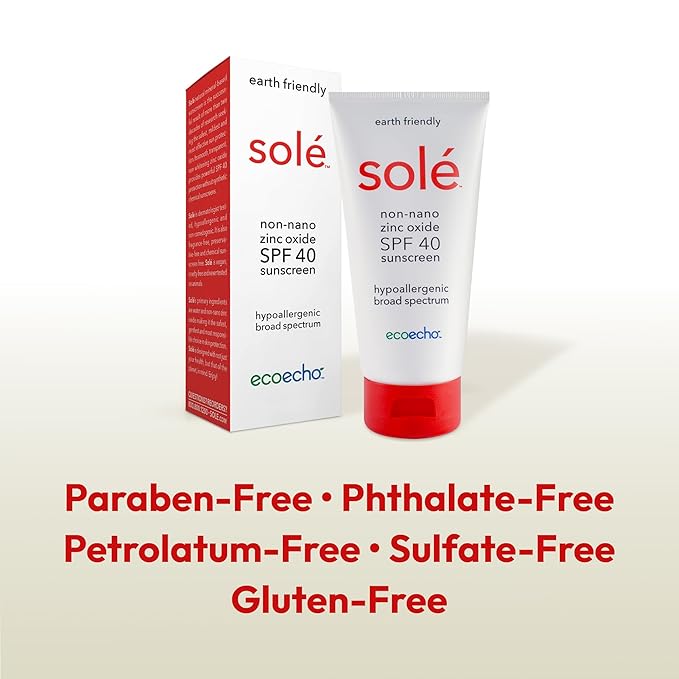 ANDREW LESSMAN Solé Sunscreen SPF 40 2 Ounce Lotion - Natural Mineral-Based Zinc Oxide Sunscreen. Hypoallergenic, Non-Comedogenic, Powerful SPF 40 Protection. No Synthetic Chemicals or Additives.