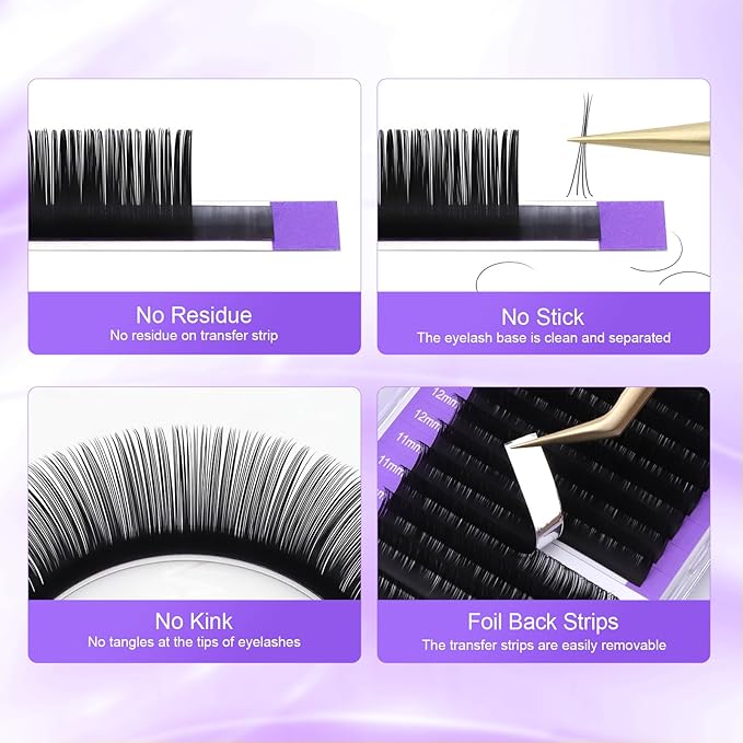 NAGARAKU Eyelash Extensions Individual Lashes 0.20 mm C curl 11mm Premium Classic Matte Black Faux Mink 16 Rows Natural Professional Beauty Salon Supplies