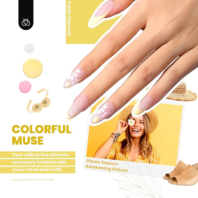 beetles Gel Polish 44pcs Gel Nail Polish Set 36 Colors Nail Polish Set with Base Coat Glossy Matte Glitter Top Coat Nude White Pink Red Blue Gel Gifts for Mom Colorful Muse Collection