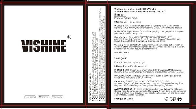 Gel Nail Polish Starter Kit - Vishine 6 Corals Colors Gel Polish Set Base Top Coat, 36W LED Nail Dryer Lamp with Full DIY Gel Manicure Nail Tools 8ml #C022