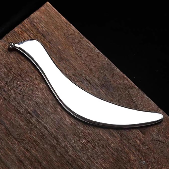 Scar Tissue Scraper Body Muscle Massage IASTM Tool Physical Therapy Stainless Steel Gua Sha Massage Therapist Gift Set for Neck, Back & Legs