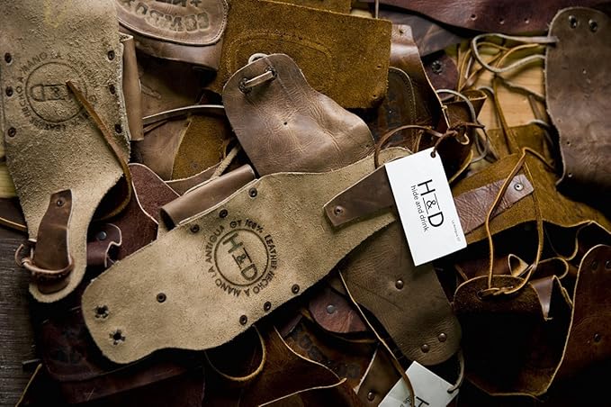 Hide & Drink, Leather Safety Razor Case, Shaving Accessories, Personal Care Essentials, Handmade Includes 101 Year Warranty (Dark Jade)