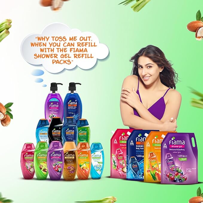 Shower Gel, Lemongrass and Jojoba, 550ml