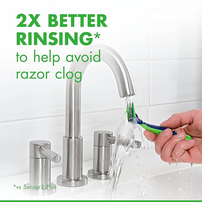 Gillette Sensor3 Sensitive Men's Disposable Razor, 1 Razor - Case of 36