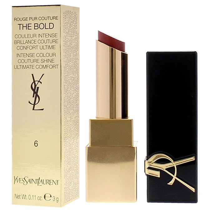 YVES SAINT LAURENT Rouge Pur Couture The Bold Lipstick - 6 Reignited Amber for Women - 0.11 oz Lipstick