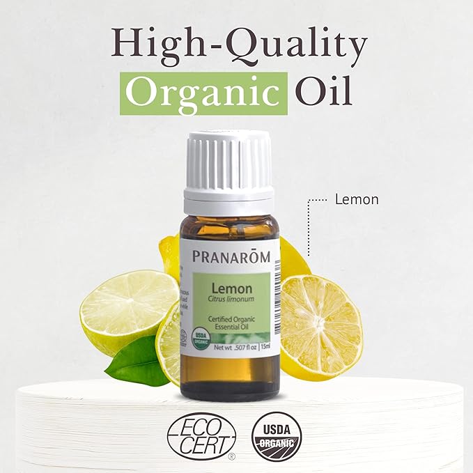 Pranarom Lemon - Certified Organic Essential Oil 15 mL