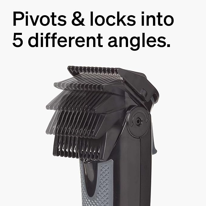 Schick Ultra Pivot Body Trimmer for Men | Manscaping Electric Shaver, Pubic Hair Trimmer, Body Groomer