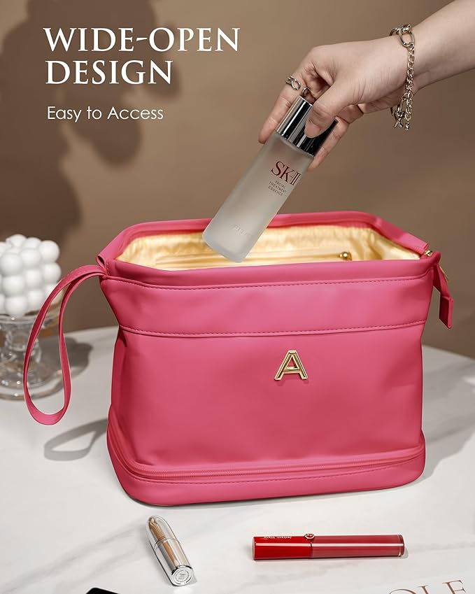 Teen Gifts, Makeup Bag for Women, Bridesmaid Engagement Gift for Her Travel Toiletry Bag Make Up Bag Pouch for Purse Bridal Shower Gifts for Engagement Wedding Bridesmaids Gift