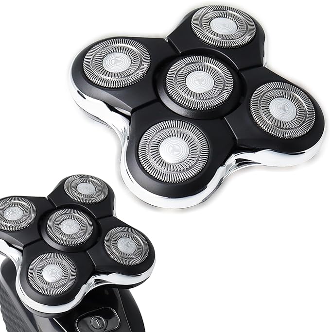 Blade Pro Replacement Head Compatible with Remington Balder Pro XR7000, 5 Dual Track Shaver Heads for a Smooth and Close Shave with No-Irritation. (Pack of 1)