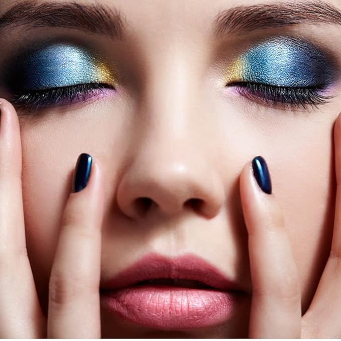 Nouba Quattro Eye Shadow Palette Set - Buildable Colorful Eye Makeup with Pigmented Matte, Velvety Shimmer Finish Rich Rainbow Color Corrector for Shading & Contouring Smokey Eye (Color 632)