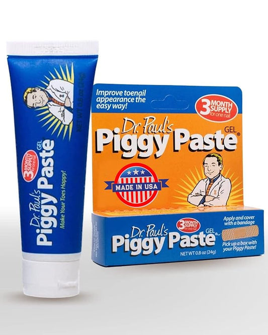 Dr. Paul's Piggy Paste Gel: Fast Acting Solution for Thick, Brittle, Yellow Nails, Restores Clear, Healthy Toenails & Fingernails, Easy, Mess Free Application Doctor Recommended Formula
