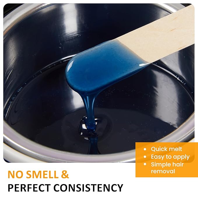 Sunvivi Hard Wax Beads for Hair Removal 2.5lb, Brazilian Bikini Hard Waxing Kit for Sensitive Skin, Perfect for Coarse Hair Full body Legs, Face and Underarms